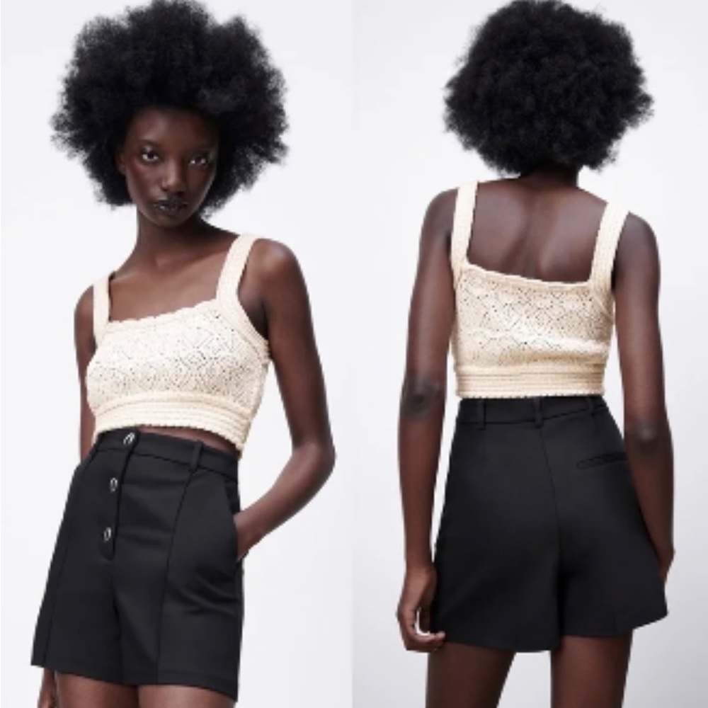 NWT ZARA High Waisted Shorts
